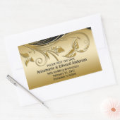 Rectangulaire Sticker - 50e anniversaire de Mariage Enregistrer  (Enveloppe)