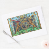 Rectangulaire Sticker à armoiries (Enveloppe)