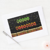 Rectangulaire Sticker à ballets d'anniversaire (Enveloppe)