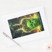 Rectangulaire Sticker à bouteille de poison (Enveloppe)