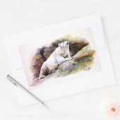 Rectangulaire Sticker à oreille polaire (Enveloppe)