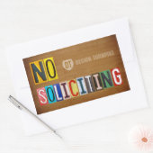 Rectangulaire Sticker à panneaux de signalisation à plaque de li (Enveloppe)