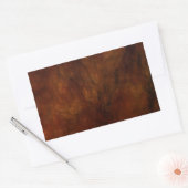 Rectangulaire Sticker Abstrait en marbre rouge (Enveloppe)