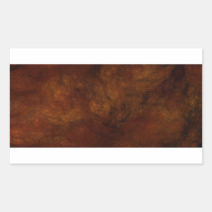 Rectangulaire Sticker Abstrait en marbre rouge