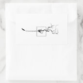 Rectangulaire Sticker Acorn Sprout (Sac)