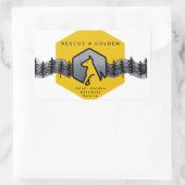 Rectangulaire Sticker AGaG "Secourir un Golden" (Sac)