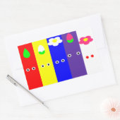 Rectangulaire Sticker Ai No Uta (Enveloppe)