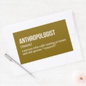 Rectangulaire Sticker anthropologue Witty (Enveloppe)