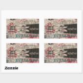 Rectangulaire Sticker "Antitese" (Feuille)