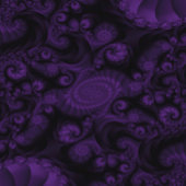 Rectangulaire Sticker arc-en-ciel fractal psychédélique