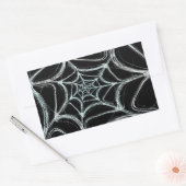 Rectangulaire Sticker Arrière - plan Fractal Spider Web (Enveloppe)