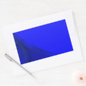 Rectangulaire Sticker Arrière - plan Royal Blue Fractal (Enveloppe)