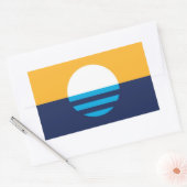 Rectangulaire Sticker Au Drapeau Du Peuple De Milwaukee (Enveloppe)