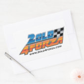 Rectangulaire Sticker avec logo du site (Enveloppe)