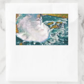 Rectangulaire Sticker avec une photo de Niagara Falls (Sac)