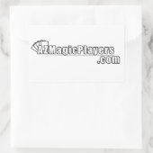 Rectangulaire Sticker AZMagicPlayers.com (Sac)