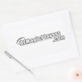 Rectangulaire Sticker AZMagicPlayers.com (Enveloppe)