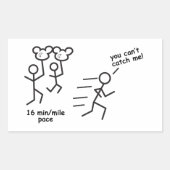 Rectangulaire Sticker Balloon Ladies ! (Devant)