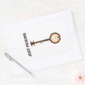 Rectangulaire sticker Banjo (Enveloppe)