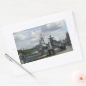 Rectangulaire Sticker Belfast HMS (Enveloppe)