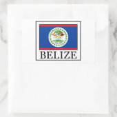 Rectangulaire sticker Belize (Sac)