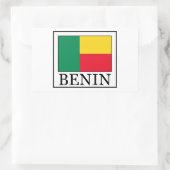Rectangulaire sticker Bénin (Sac)