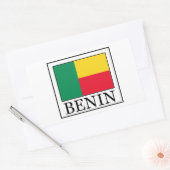 Rectangulaire sticker Bénin (Enveloppe)