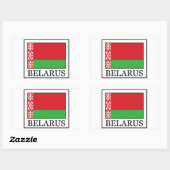 Rectangulaire sticker biélorusse (Feuille)