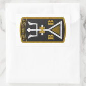 Rectangulaire Sticker : Blanc / OP-BHB (Sac)