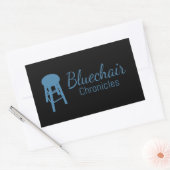 Rectangulaire Sticker Bluechair (Enveloppe)