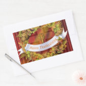 Rectangulaire Sticker bon thanksgiving (Enveloppe)