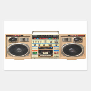 Rectangulaire Sticker Boombox Conion TC-999