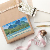 Rectangulaire Sticker Bora Bora (Cadeaux)
