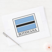 Rectangulaire Sticker Botswana (Enveloppe)