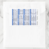 Rectangulaire Sticker Buddy Badge d'audiologie (Sac)