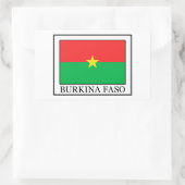 Rectangulaire sticker Burkina Faso (Sac)
