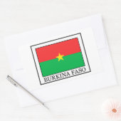 Rectangulaire sticker Burkina Faso (Enveloppe)