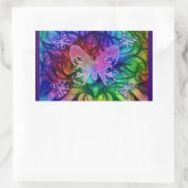 Rectangulaire Sticker Butterfly 1 (Sac)