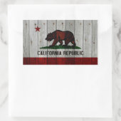 Rectangulaire Sticker californien (Sac)