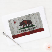 Rectangulaire Sticker californien (Enveloppe)