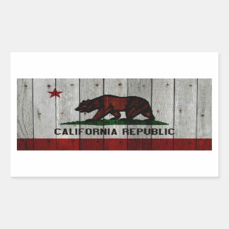 Rectangulaire Sticker californien
