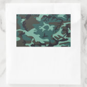 Rectangulaire Sticker Camouflage Militaire (Sac)