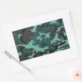 Rectangulaire Sticker Camouflage Militaire (Enveloppe)