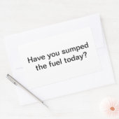 Rectangulaire Sticker carburant (Enveloppe)