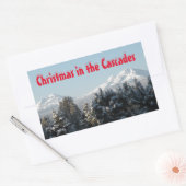 Rectangulaire Sticker Cascade Mountain (Enveloppe)