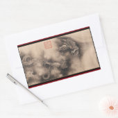 Rectangulaire Sticker chinois pour le nouvel an 2024 (Enveloppe)