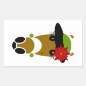 Rectangulaire Sticker Chrissie Rectangle (Devant)