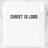 Rectangulaire Sticker - Christ est Seigneur (Sac)