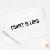 Rectangulaire Sticker - Christ est Seigneur (Enveloppe)