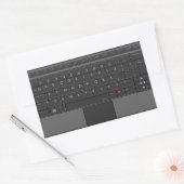 Rectangulaire Sticker clavier ABC (Enveloppe)